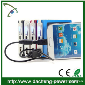 Hiqh capacity solar power bank charger 10000mAH with CE ROHS certification